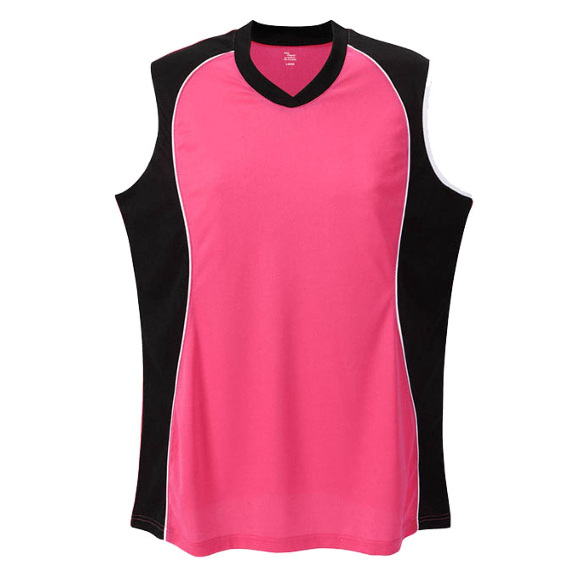 Jersey Martin Sports Sin Mangas Con Cuello En V Para Mujer - Fucsia