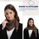 thumbnail image 2 of Bufanda triangular de lana merino ACUSHLA en marrón, 2 of 6