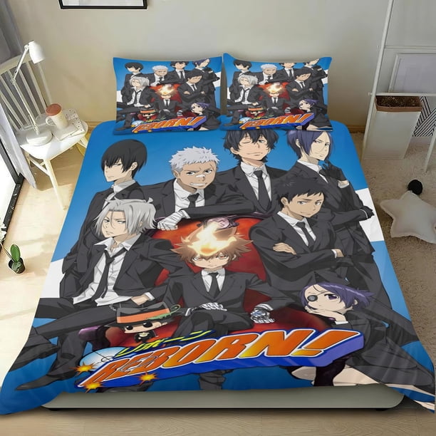 Renacida Conjunto de sábanas temático, trío de piezas, cómodo y amigable con la piel, diseño único, regalo de decoración para el hogar para familiares, amigos y fans, 90 cm * 190 cm