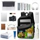 thumbnail image 3 of Pandilla en la Selva-theme Backpack, Campus style schoolbag Bookbag with Adjustable Shoulder Straps And Large Zip Compartment, Unisex Travel Bags., 3 of 6