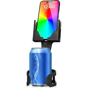 Genérico - Soporte Ajustable Para Teléfono En El Coche, Compatible Con Iphone, Samsung, Google Smartphones - Accesorios Esenciales Para Teléfono Móvil En El Coche-Negro