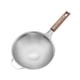 thumbnail image 5 of Cuchara espumadera, cucharón, colador resistente para freír alimentos, colador de cocina con mango, colador para freír, cuchara de acero inoxidable Mediano 46cmx25cm, 5 of 5