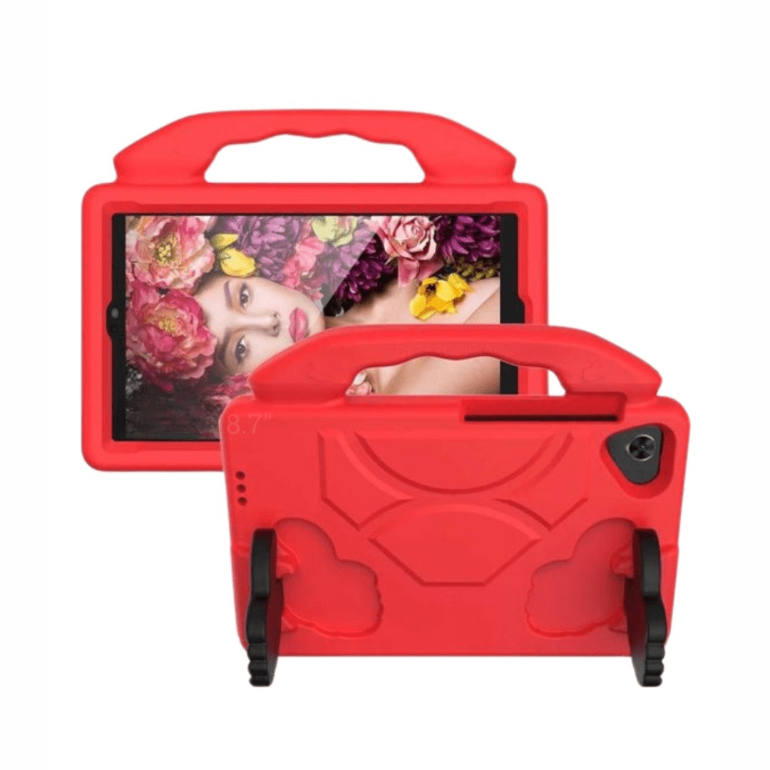 Detek Accesorios - Funda Infantil Goma Eva Para Samsung A9 8.7"- Rojo