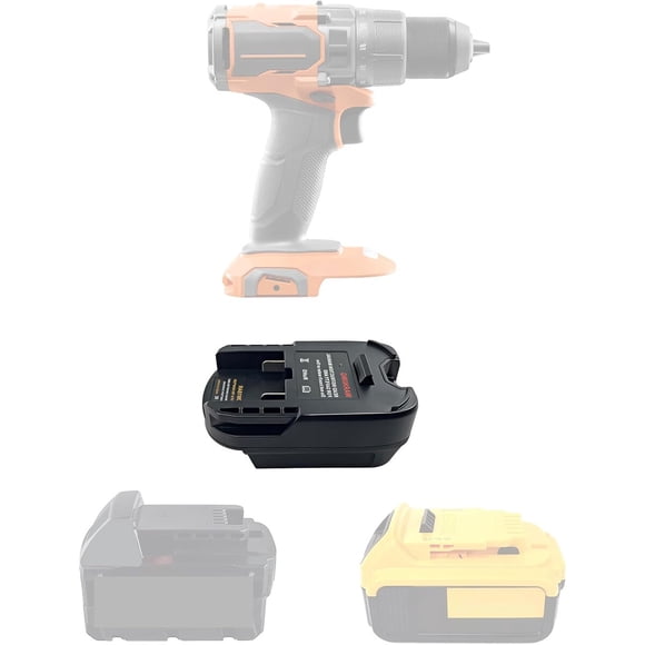 Adaptador Para Herramientas Ridgid Aeg 18v Compatible Con Dewalt Y Milwaukee