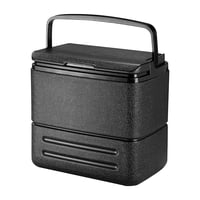 Magideal - Enfriador Portátil Aislado Con Asa, Enfriador Duro De 17L, Congelador, Portador De Alimentos, Caja Fría Para Playa, Picnic, Viajes, Pesca, Barbacoa