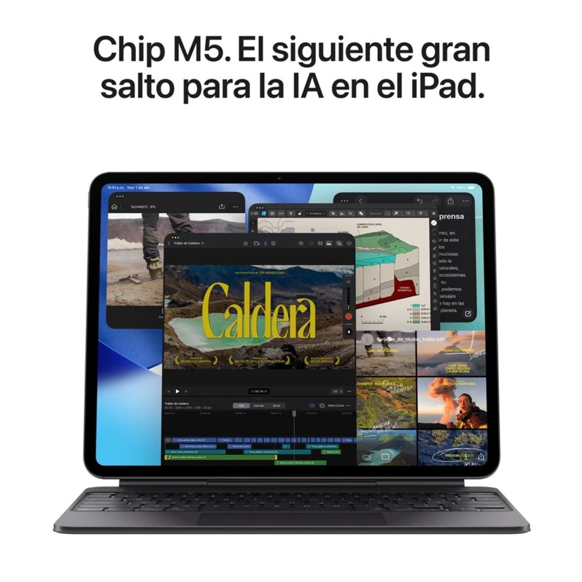 iPad Pro 11 M5 Wi-Fi + Cellular pantalla estandar 256GB negro