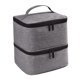 thumbnail image 3 of Estuche Organizador De Esmaltes De U?as, Bolsa De Transporte De Doble Capa Para Maquillaje Y Perfume, Color Gris, 3 of 3