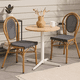 thumbnail image 3 of Silla Provence Parisina Rattan - Gris Oscuro, 3 of 7