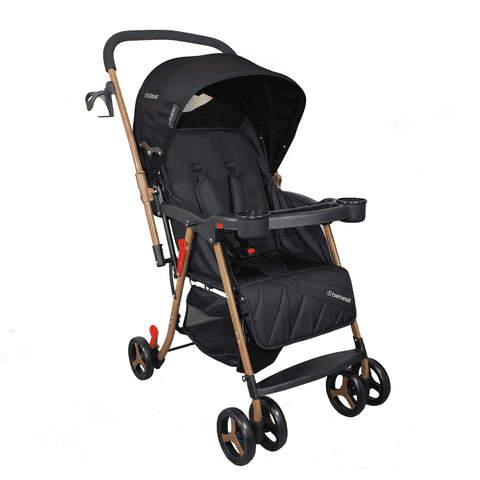Bebesit - Coche Paseo Twister Gold Negro