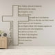 thumbnail image 2 of Decomural The Lords Prayer Christian Cross WS-42956, 2 of 2