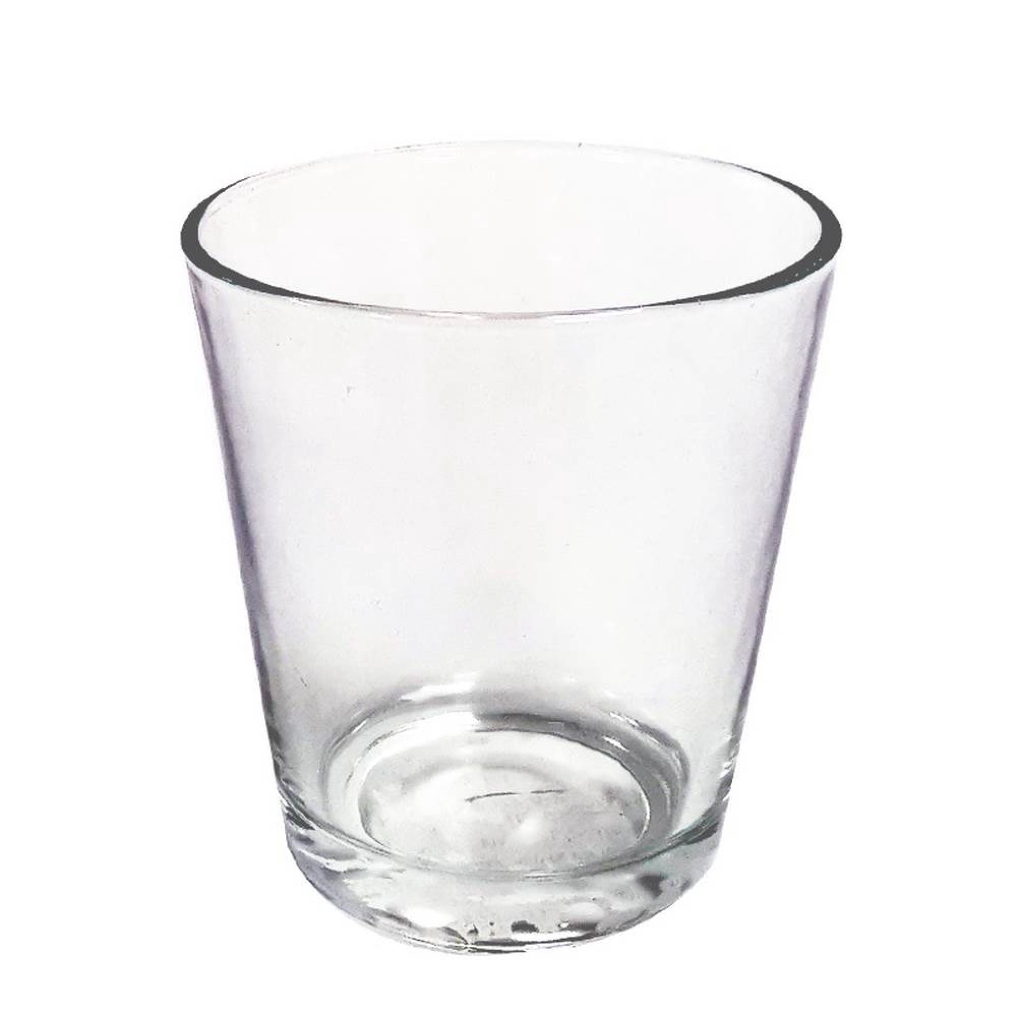 Juego De Vaso Cónico 325ML Vidrio 6 Piezas Transparente