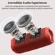 thumbnail image 2 of Parlante Bluetooth TOZO PA2 Rojo Doble Bajo 25H IPX8, 2 of 3