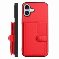 Foxdock Funda Para Iphone 16 Plus Con Bloqueo Rfid - Diseño Elegante Con Cierre De Botón