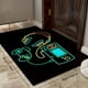 thumbnail image 1 of 1pc Area Rug, Game Set Pattern, Living Room Bedroom Game Console Anti Slip Floor Mat, Game Console Print Pattern Floor Mat, 1 of 3