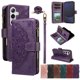 thumbnail image 1 of Para Samsung Galaxy S24 FE 5G Funda Tipo Billetera, 9 Ranuras para Tarjetas Bloqueo RFID Bolso Cruzado Cubierta de Cuero, Bolsillo con Cierre, Correa de Muñeca y Hombro Desmontable, Funda Protectora, 1 of 11