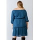 thumbnail image 2 of Vestido Mini Con Volantes Texturizados Estampado Y Dobladillo Acampanado, 2 of 5