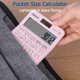 thumbnail image 2 of Calculadora de bolsillo 13,5 x 9,8 cm, 12 dígitos, rosa, 2 of 8