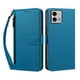 thumbnail image 1 of Funda Tipo Billetera para Motorola Moto G Stylus 5G 2023 con Soporte y Bolsillo con Cierre Azul, 1 of 1