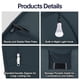 thumbnail image 4 of Carpa para cama LEEDOR Dream Tents desplegable tamaño queen PitchBlack, 4 of 7