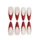 thumbnail image 3 of Uñas Fake Nails octoswave de presión larga con punta francesa, color rojo, 24 unidades, 3 of 7