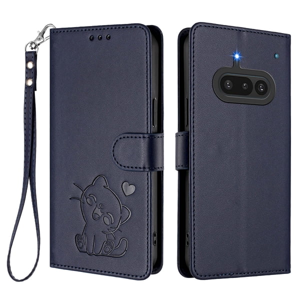 Funda Billetera Magnética para Nothing Phone 3A, Azul
