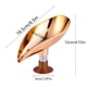 thumbnail image 3 of 1pc Rose Golden Leaf Shaped Soap Dish - Reusable and Easy to Dry Soap Box for Bathroom Supplies - 6.5in x 4.72in, 3 of 4