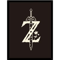 Genérico - Cuadro Decorativo Zelda Medidas 30X40 Cm