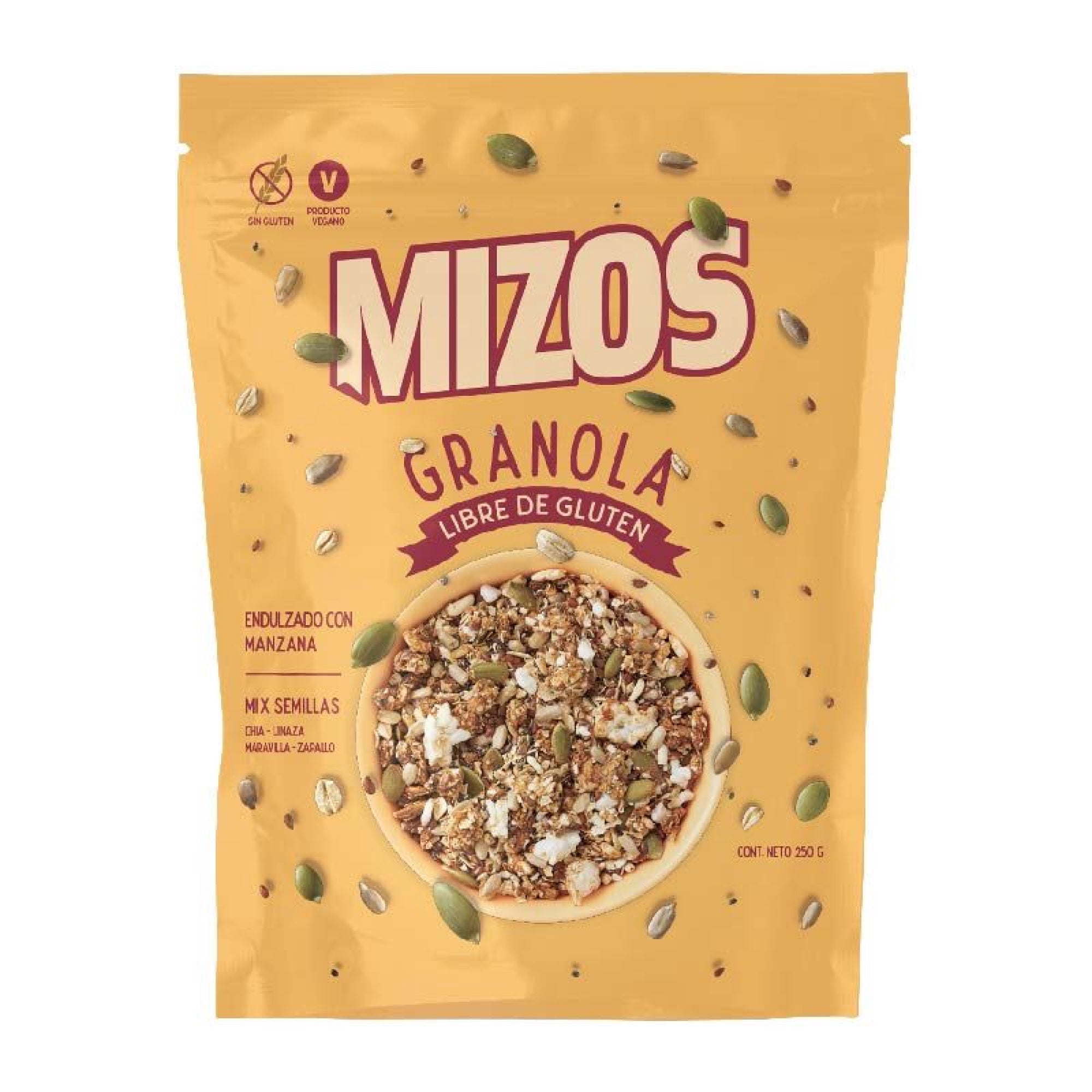 Granola Mix Semillas 250 g Mizos