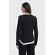 thumbnail image 3 of Polera Mujer Borde En Contraste Negro, 3 of 4