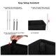 thumbnail image 3 of Cesto De Ropa Slim Plegable 45 L (negro), 3 of 7