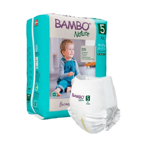 Bambo Nature - Pañal Ecológico Ecofriendly Talla Xl, 22 Un