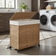 thumbnail image 2 of Canasto Carrito Lavandería Para Ropa Bambu + Ruedas Plegable, 2 of 7