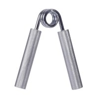 Magideal - Agarre De Mano Fortalecedor De Dedos Resorte Antideslizante Ejercitador De Entrenamiento Muscular Entrenador Muñeca Gimnasio En Casa Aluminio, Pinza D 100Lb
