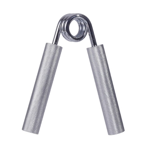 Magideal - Agarre De Mano Fortalecedor De Dedos Resorte Antideslizante Ejercitador De Entrenamiento Muscular Entrenador Muñeca Gimnasio En Casa Aluminio, Pinza D 100Lb