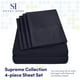 thumbnail image 2 of Sábanas Sweet Home Collection 1500 Supreme Twin Navy, 2 of 3