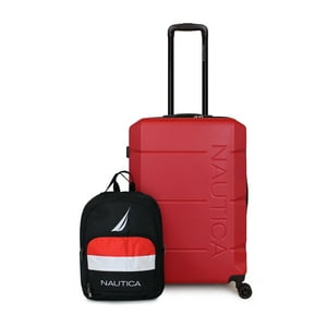 Nautica - Pack Maleta Mediana M (20 Kg) Marine Rojo + Mochila Pólux Rojo