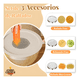 thumbnail image 2 of Set 6 bowls acero inoxidable con tapa accesorios rallador, 2 of 3