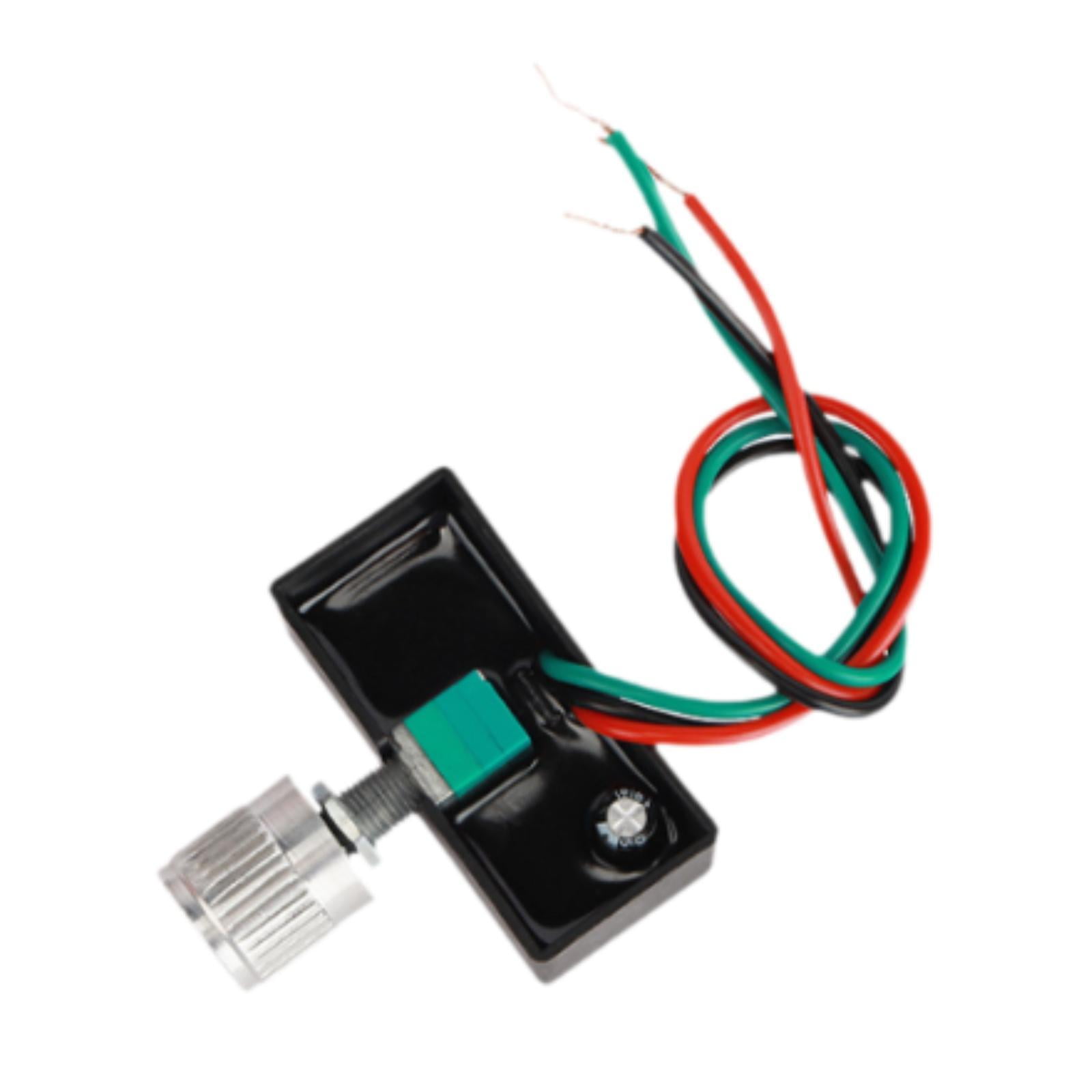 Magideal - Controlador De Velocidad Del Interruptor De Control Del Pulverizador Eléctrico, Portátil, Funcional, 12 V, Reemplazo Del Ajustador Ajustable Para Inte Tapa De Aleación