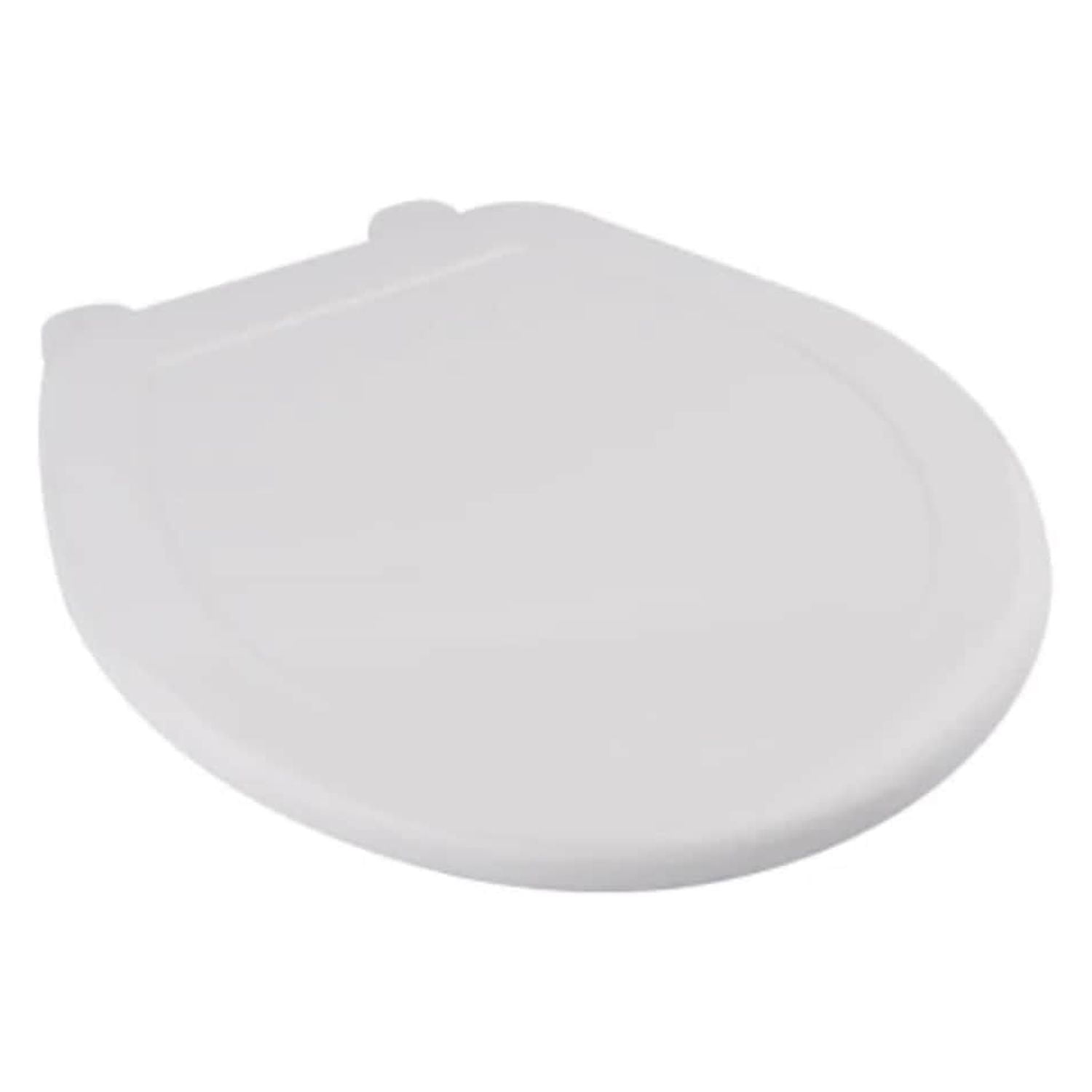 Importclick - Tapa Baño Wc Asiento Inodoro Redondo Universal 42x39x4 Cm Blanco