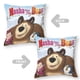 thumbnail image 2 of Masha y el Oso Fundas de almohada de terciopelo con tema, regalos de funda de almohada, decoración para el hogar, cojín de lanzar, regalo de cumpleaños para fans y parejas. 45cm x 45cm., 2 of 6