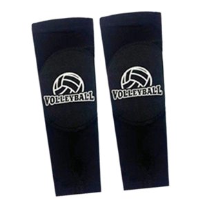 Ioensy - 2 Piezas De Guantes De Manga De Voleibol Para Correr, Trabajo, Baloncesto, Color Negro