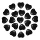 thumbnail image 1 of Uxcell 20Pcs Piedra de Cristal Natural en Forma de Corazón, 0.6 Pulgadas 5/16" de Grosor Mini Piedra de Amor Pulida, Cristal de Gema de Bolsillo Grabado Piedras de Preocupación, Obsidiana Negra, 1 of 6