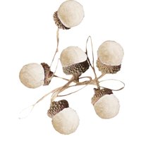 Magideal - 6 Uds Adornos De Navidad, Decoraciones Para Árboles De Navidad, Decoraciones Para Árboles De Navidad Para Año Nuevo, Festivales Interiores, Regalos De Blanco