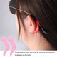 thumbnail image 5 of Uxcell 15 pares de ganchos de silicona antideslizantes para gafas, sujetadores de patillas para uso diario, rosa, 5 of 6