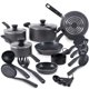 thumbnail image 1 of Batería de cocina T-fal Initiatives de 18 piezas antiadherente apta para horno, 1 of 7