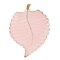 Magideal - Bandeja De Almacenamiento De Cerámica, Plato Para Servir, Plato, Maquillaje, Perfume, Organizador De Almacenamiento, Bandeja Decorativa, Vajilla Para Rosado