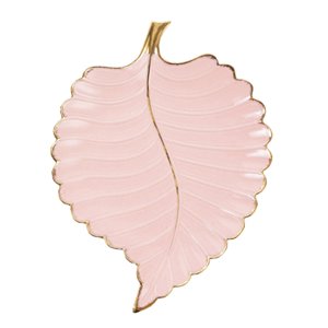 Magideal - Bandeja De Almacenamiento De Cerámica, Plato Para Servir, Plato, Maquillaje, Perfume, Organizador De Almacenamiento, Bandeja Decorativa, Vajilla Para Rosado