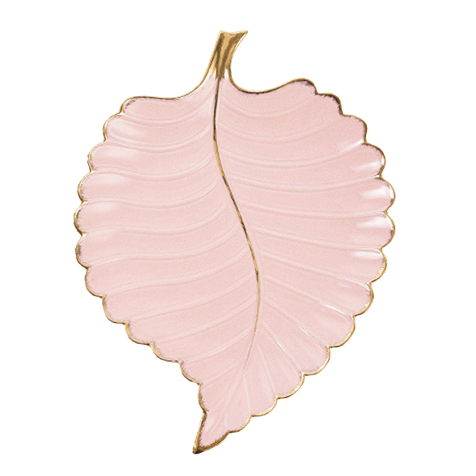 Magideal - Bandeja De Almacenamiento De Cerámica, Plato Para Servir, Plato, Maquillaje, Perfume, Organizador De Almacenamiento, Bandeja Decorativa, Vajilla Para Rosado