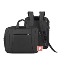 Rivacase - Mochila Maletín 16″ Charcoal Negra