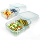 thumbnail image 1 of Recipientes de Almacenamiento de Alimentos de Vidrio Borosilicato Moss & Stone - Pack de 2, 1 of 9